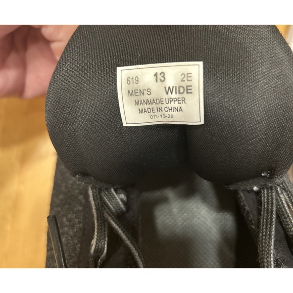 Orthofeet Men's Lava 619 13 2E Wide Black 619 Orthopedic Shoe Sneaker Support - Picture 4 of 10